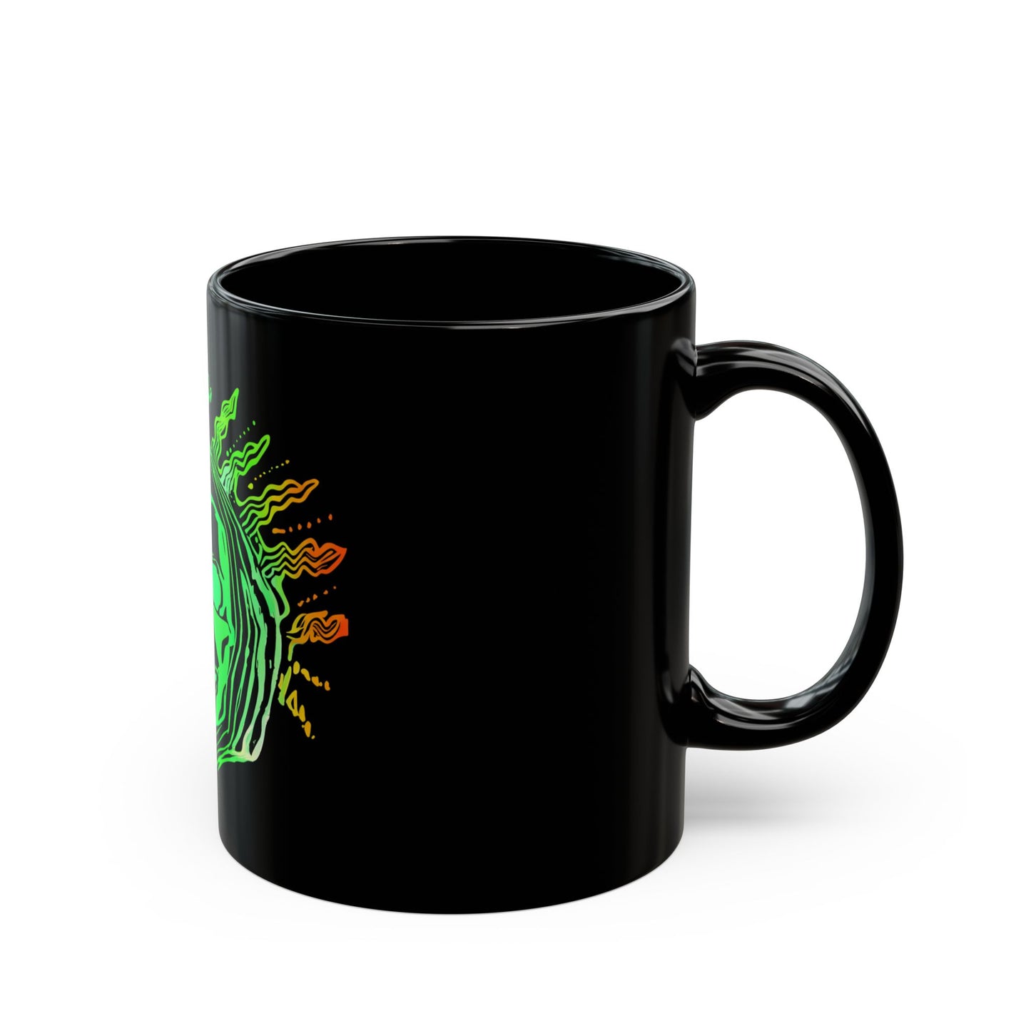 OG Skull Drum Doctors Black Pinstripe Mug, 11oz