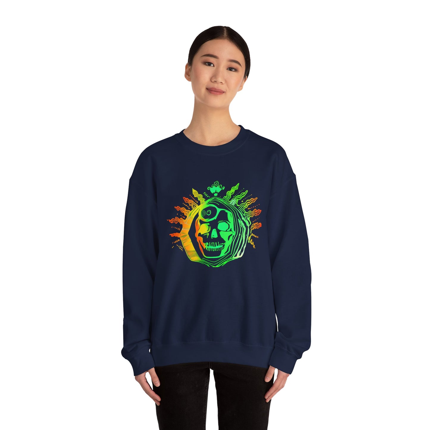 OG Skull Drum Doctors Crew Neck Sweatshirt