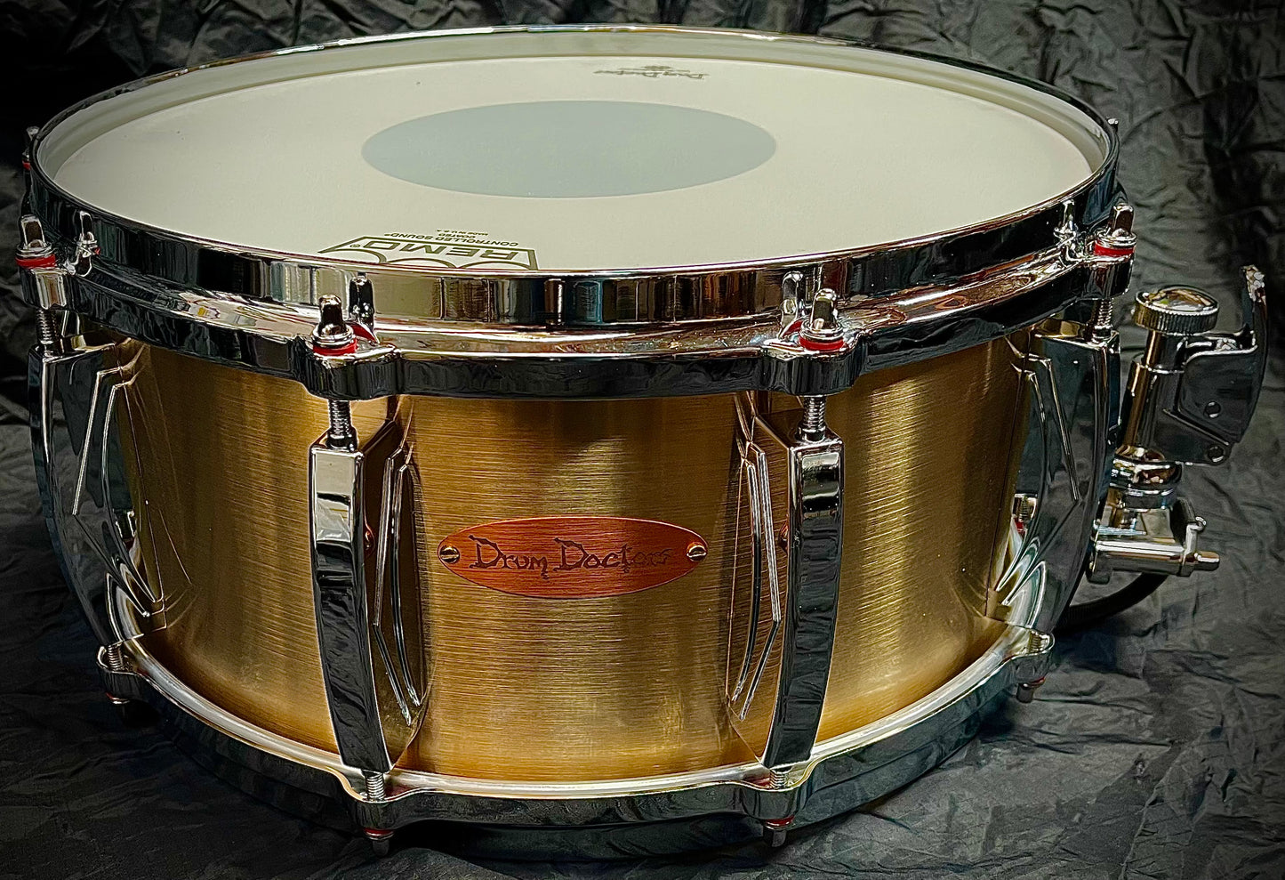 T2 Drum Doctors Signature Bell Brass 6.5 x 14 Snare Drum