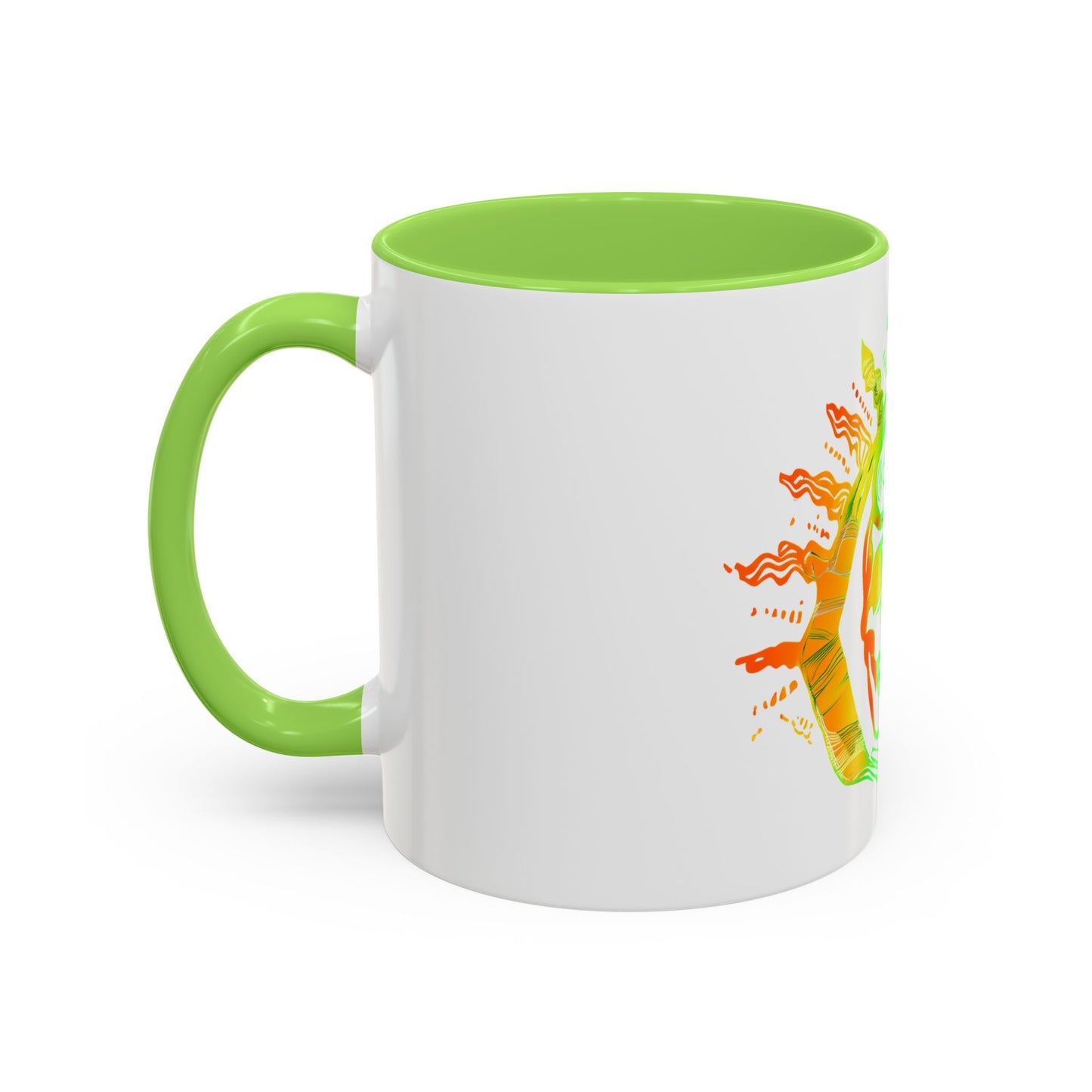 OG Skull Drum Doctors White with Green Mug (11 or 15oz)