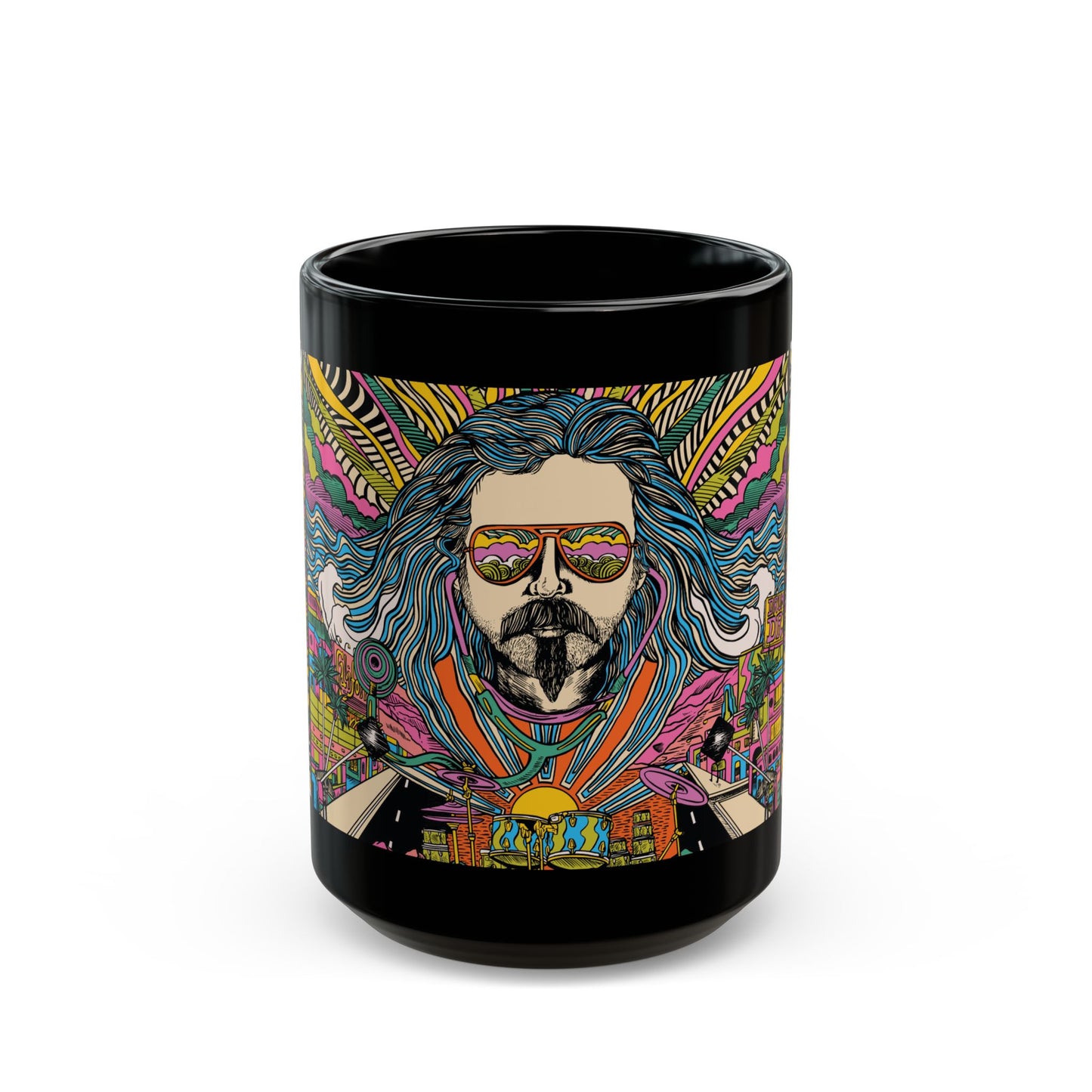 Drum Doctors Black OTR Mug, 11oz
