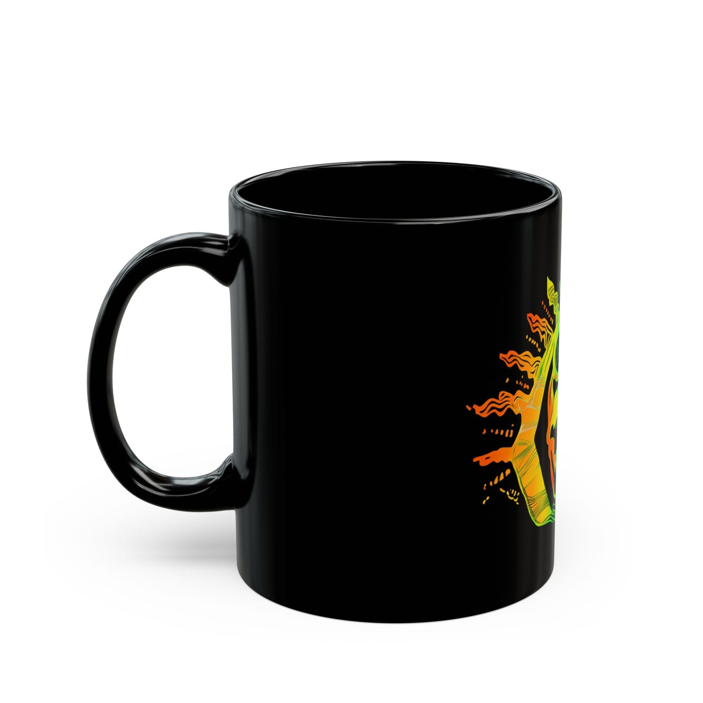 OG Skull Drum Doctors Black Pinstripe Mug, 11oz