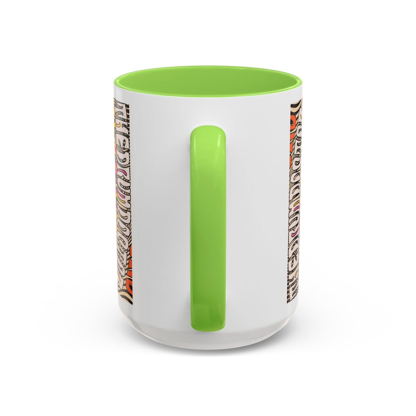 Drum Doctors OTR White with Green Mug (11 or 15oz)