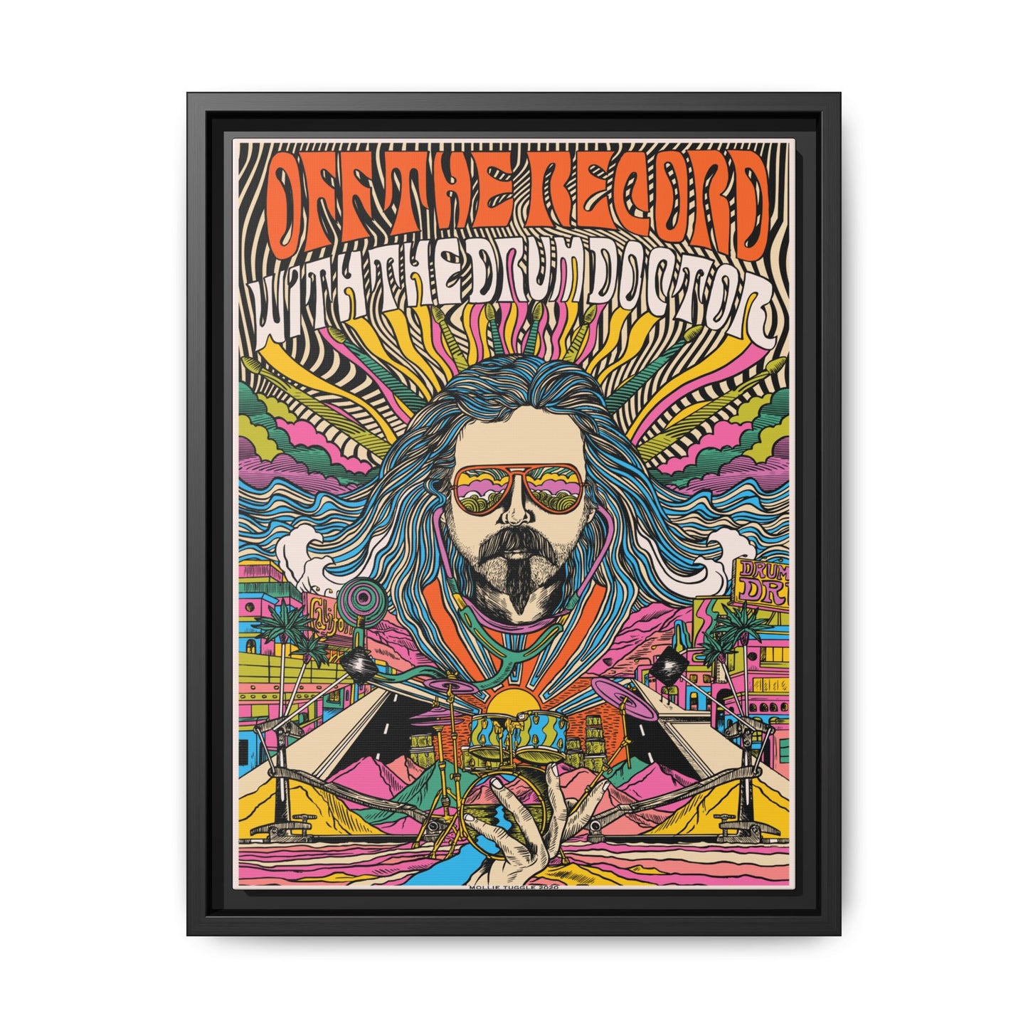 Psychedelic OTR Framed Print