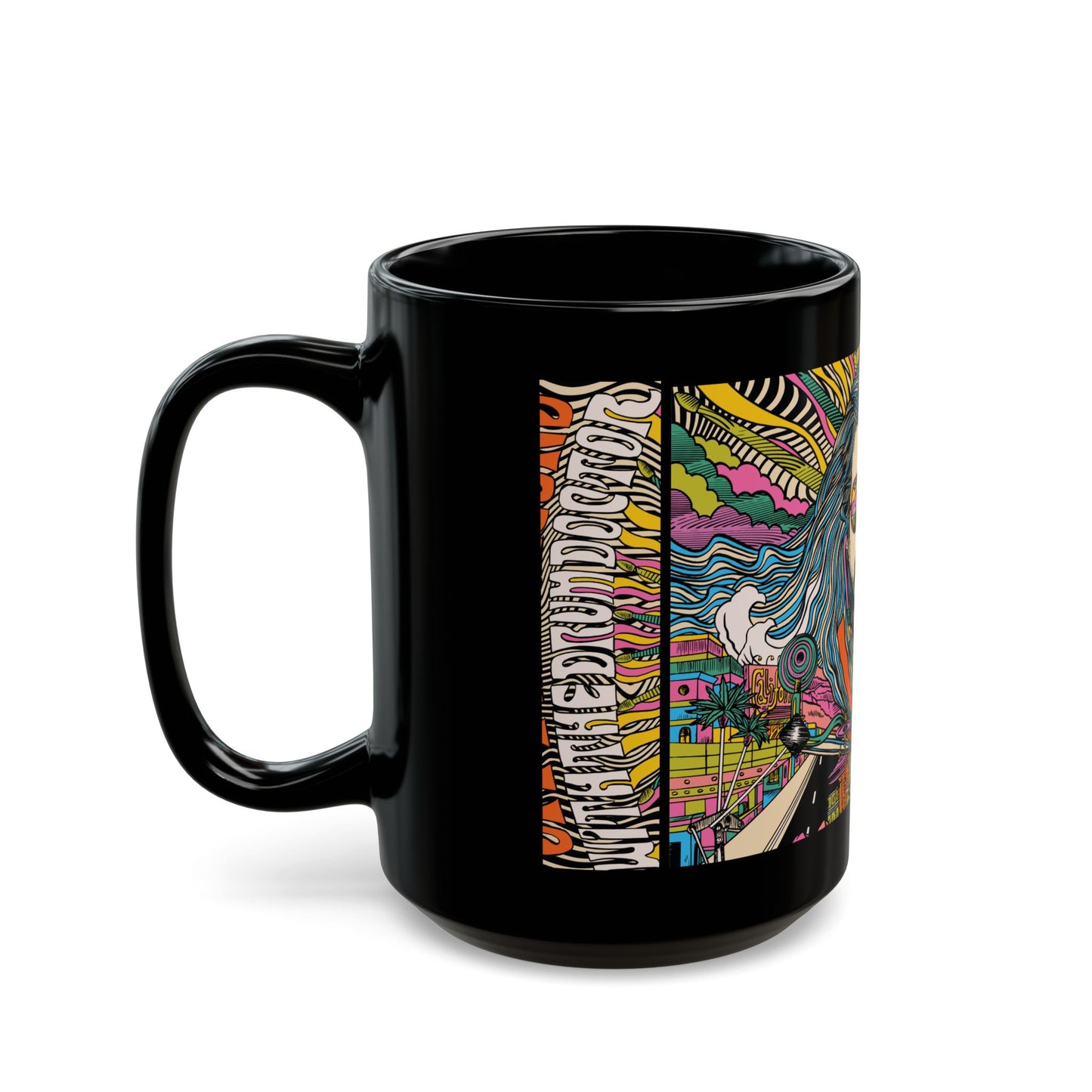 Drum Doctors Black OTR Mug, 11oz