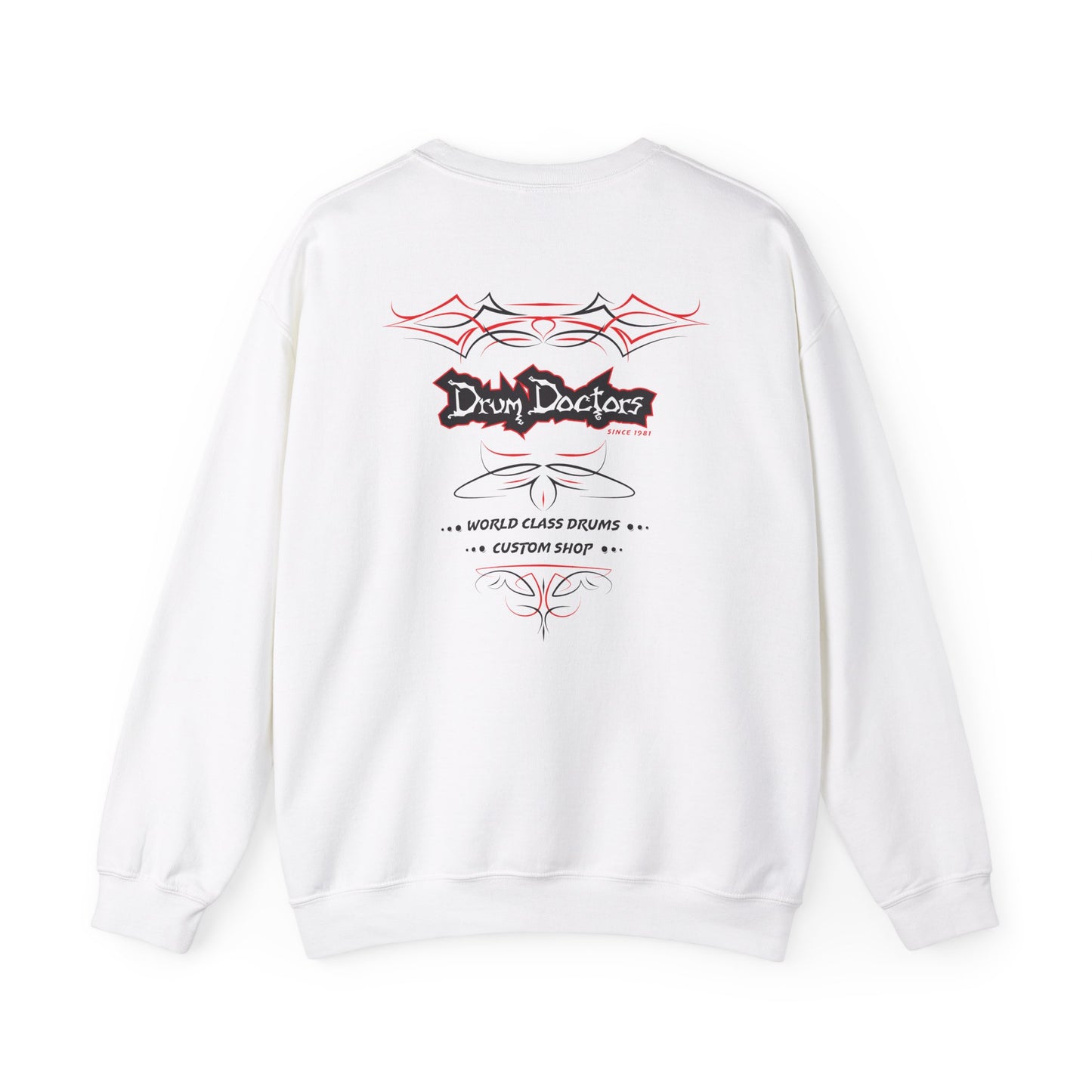 Drum Doctors Pinstripe Crew Neck Sweatshirt