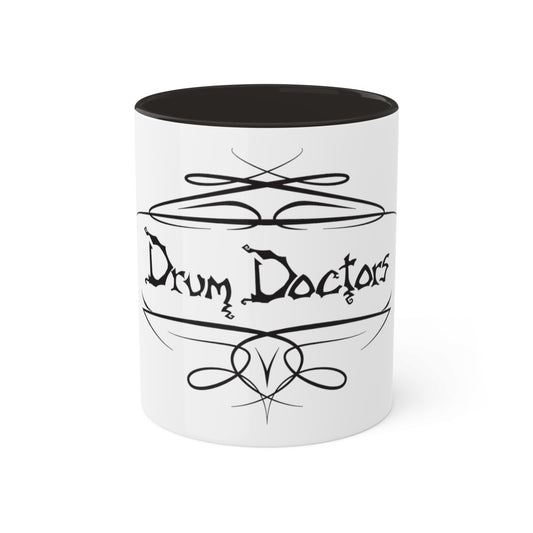 Drum Doctors Pinstripe Mug, 11oz