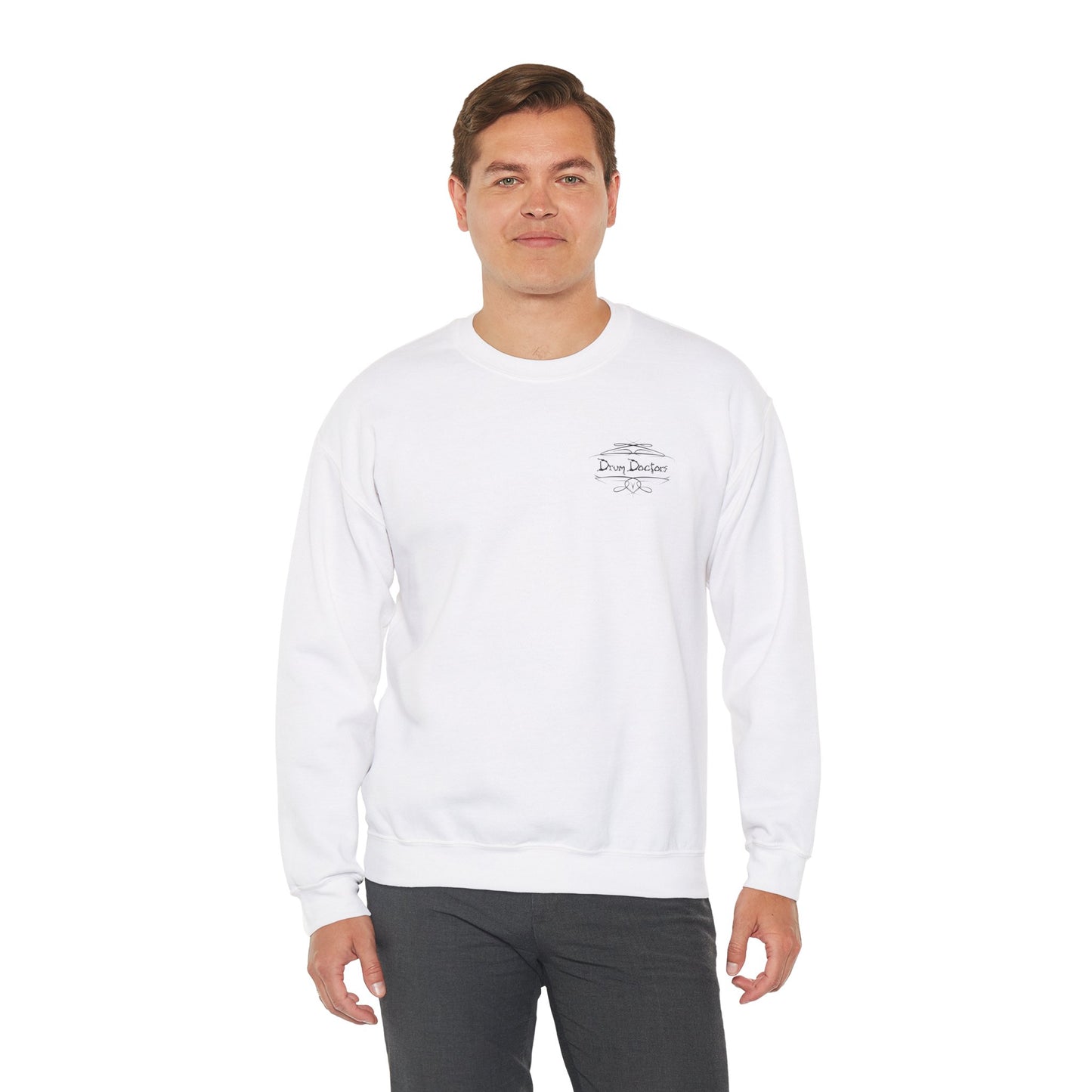 Drum Doctors Pinstripe Crew Neck Sweatshirt