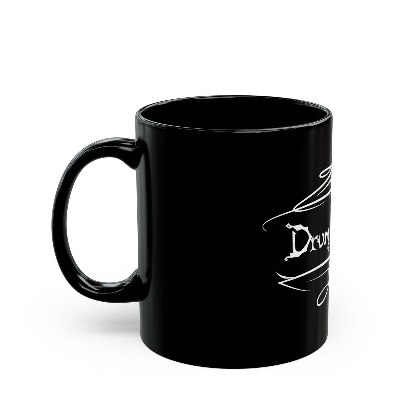 Drum Doctors Black Pinstripe Mug, 11oz