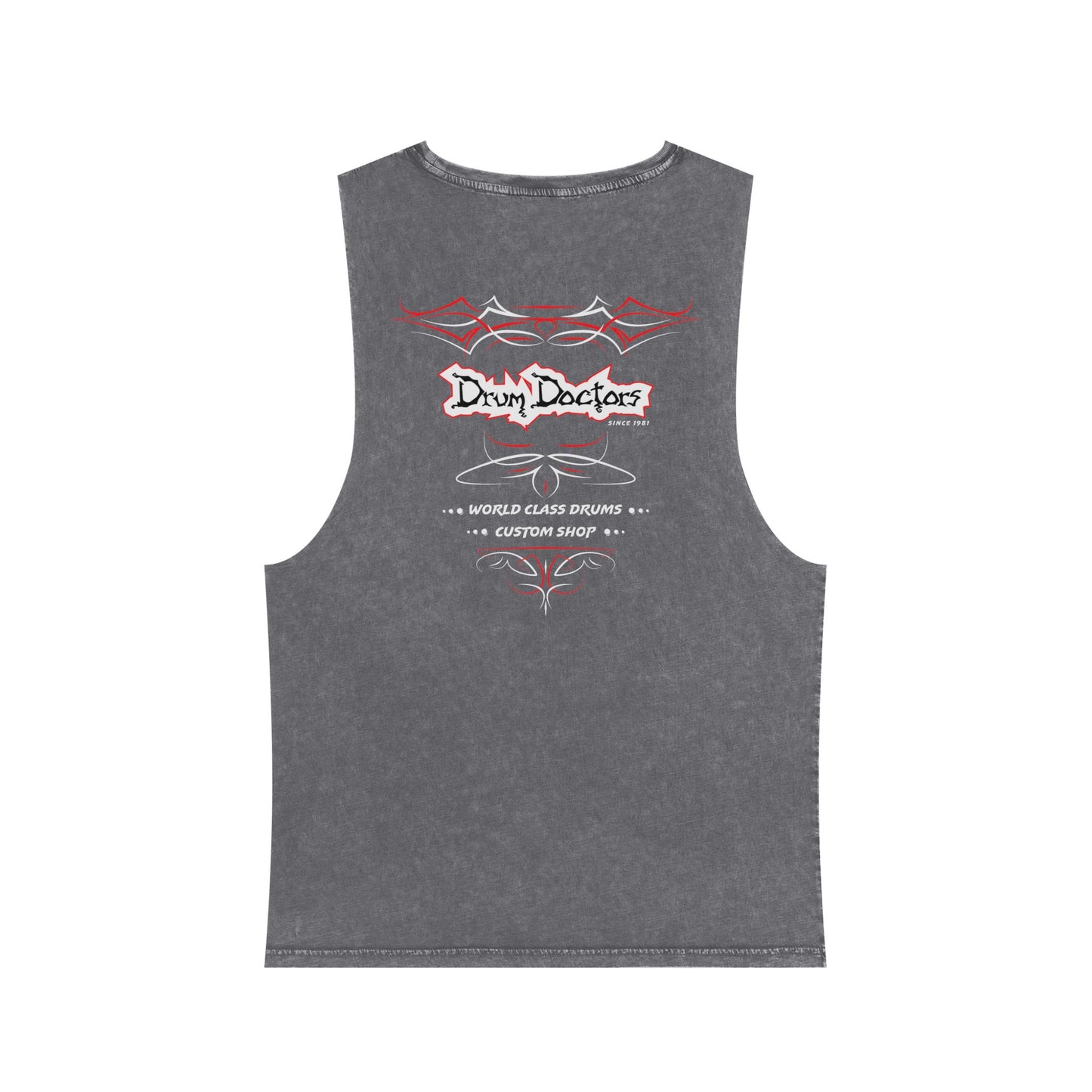 Drum Doctors Pinstripe Stonewash Tank