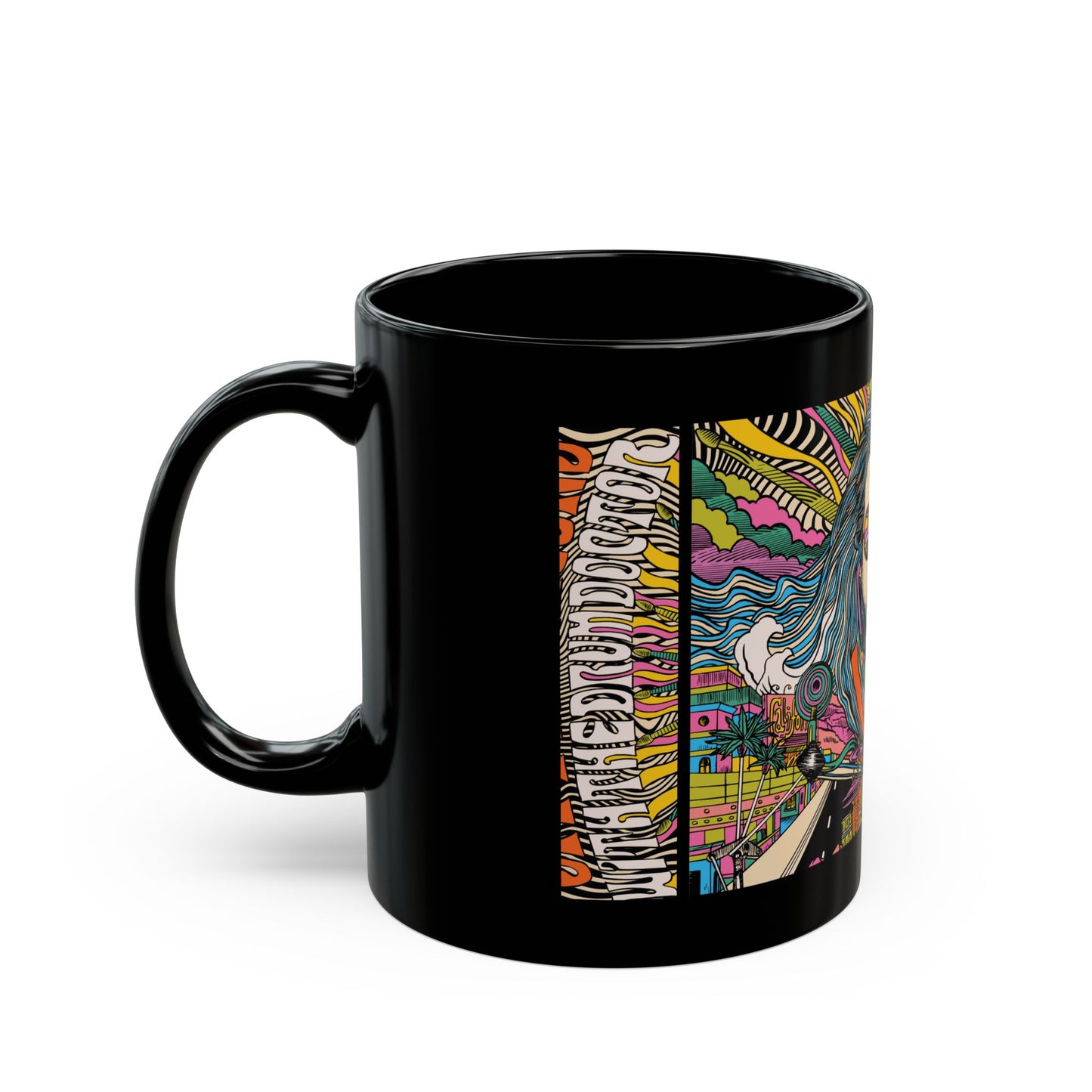 Drum Doctors Black OTR Mug, 11oz