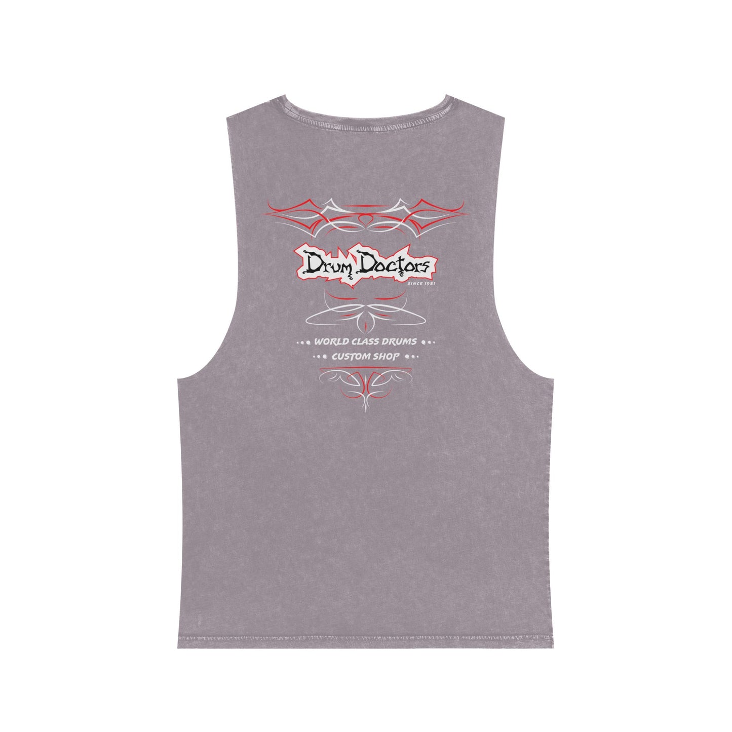 Drum Doctors Pinstripe Stonewash Tank