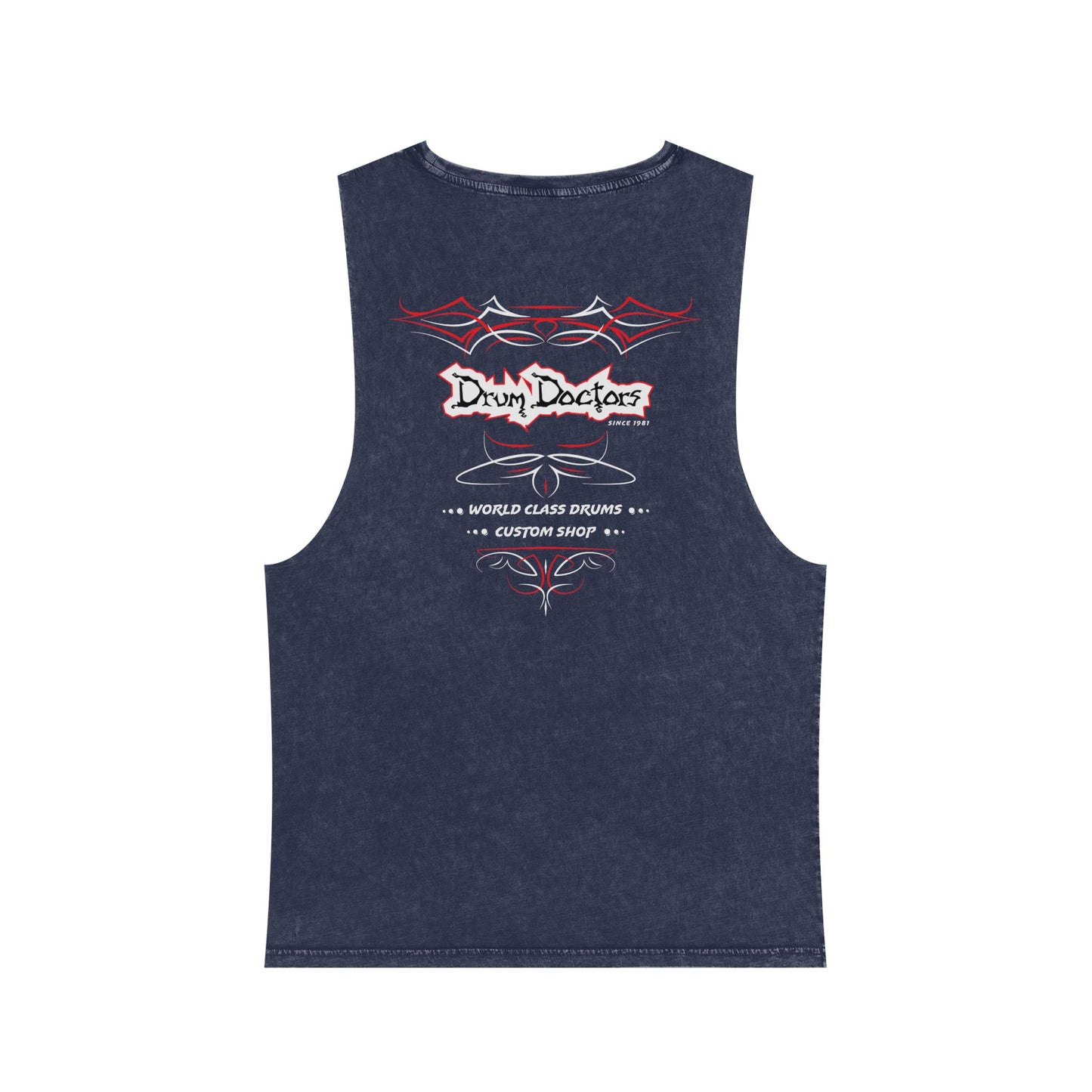 Drum Doctors Pinstripe Stonewash Tank