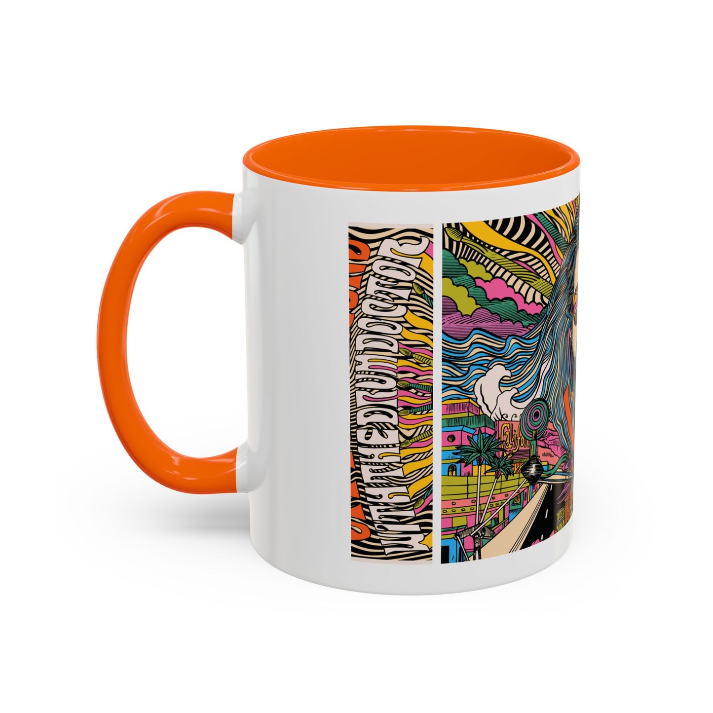 Drum Doctors OTR White Mug with Accent (Orange or Black) (11 or 15oz)