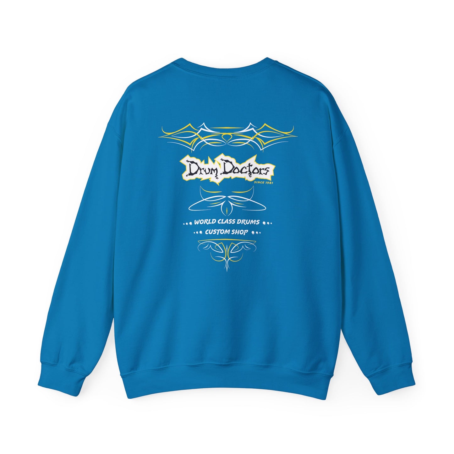 Drum Doctors Pinstripe Crew Neck Sweatshirt