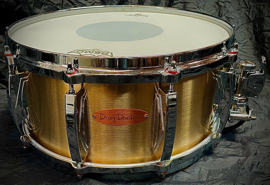 T2 Drum Doctors Signature Bell Brass 6.5 x 14 Snare Drum