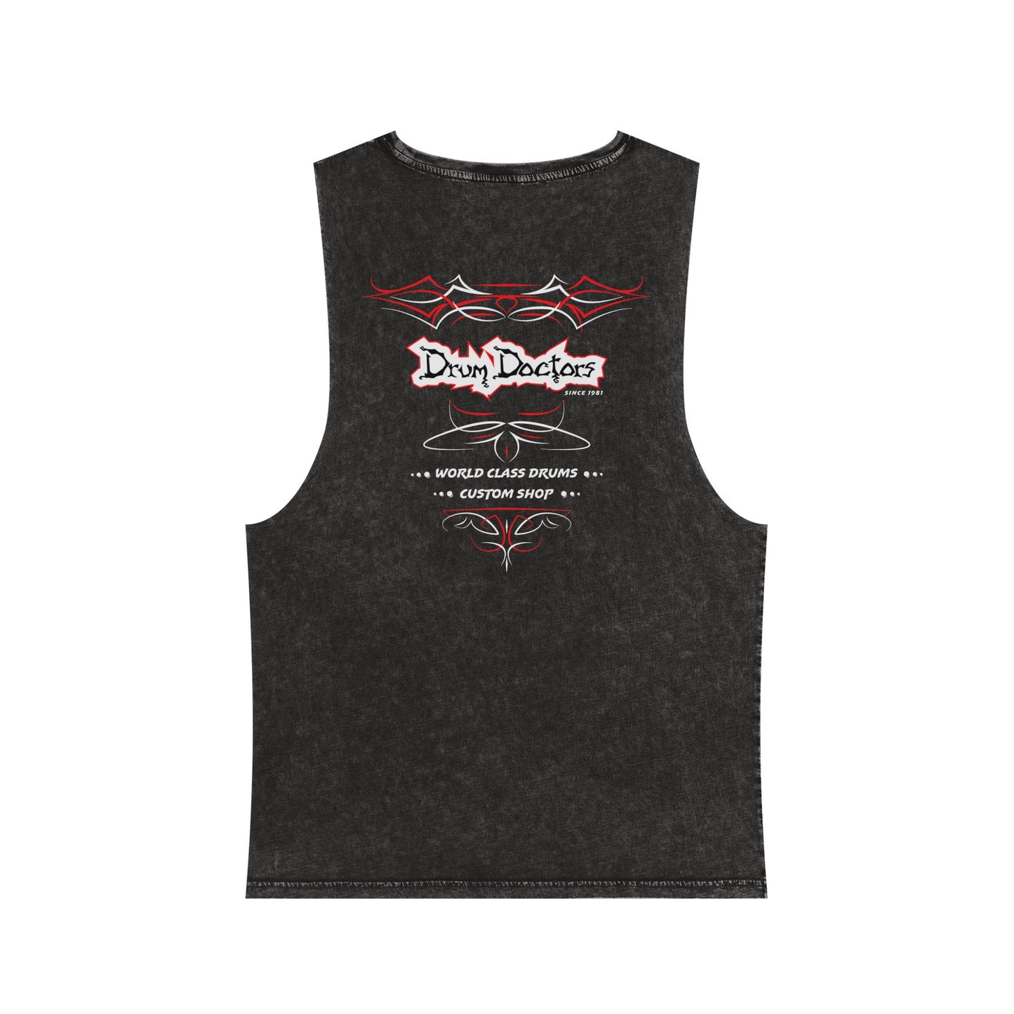 Drum Doctors Pinstripe Stonewash Tank