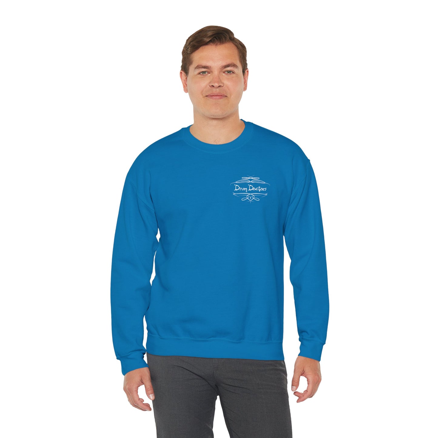 Drum Doctors Pinstripe Crew Neck Sweatshirt