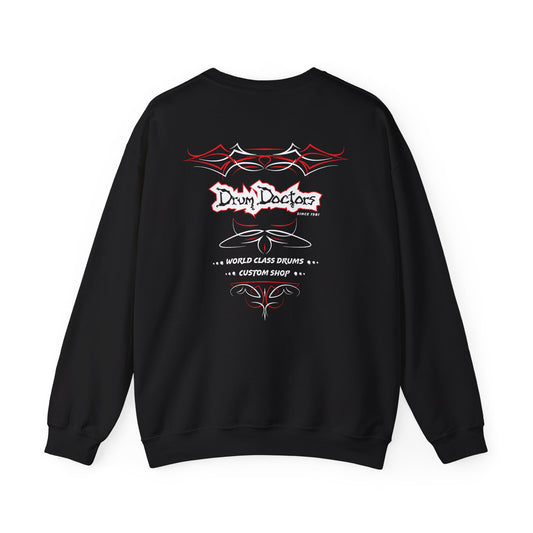 Drum Doctors Pinstripe Crew Neck Sweatshirt