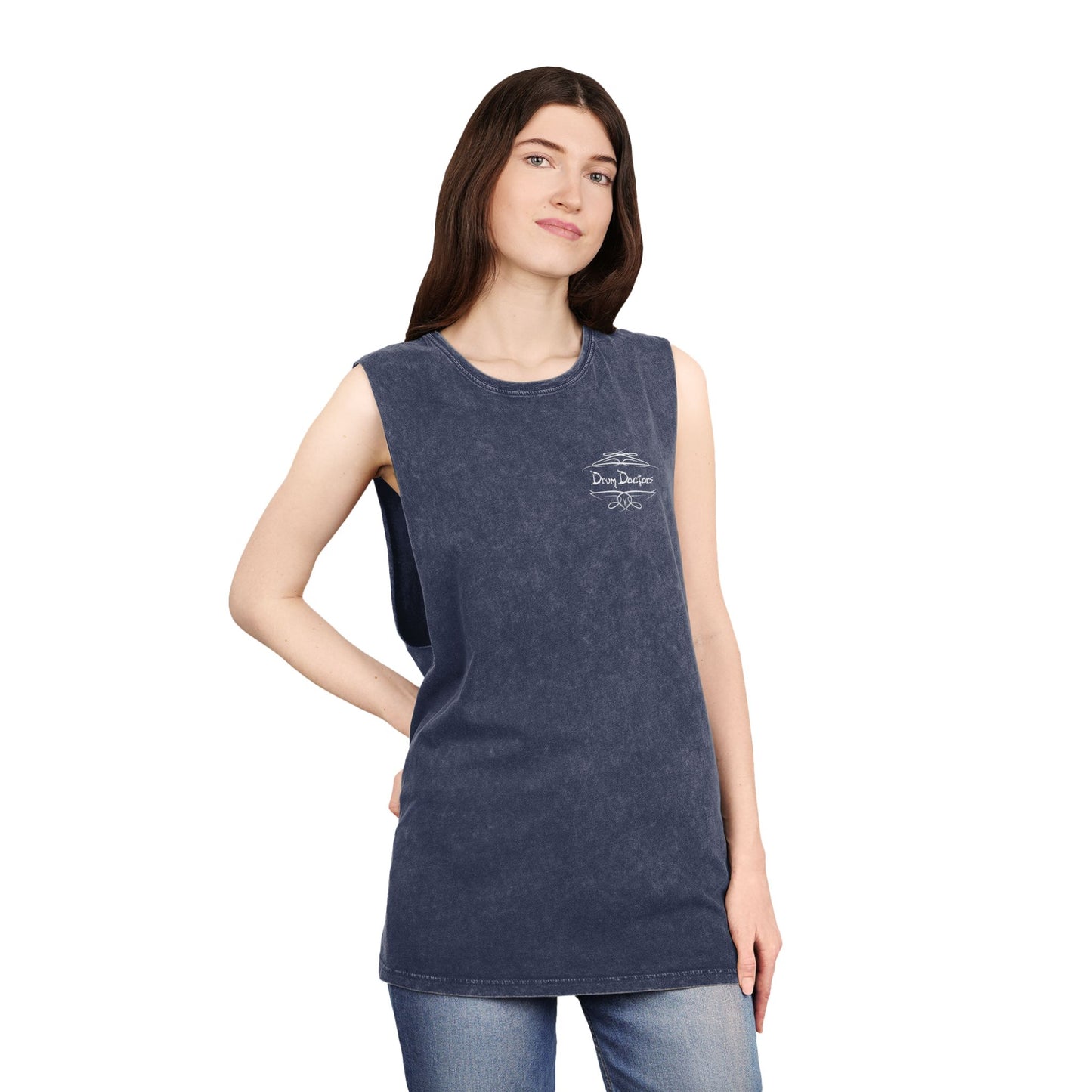 Drum Doctors Pinstripe Stonewash Tank